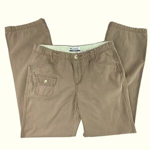 Columbia cocoa brown straight leg pants women's size 6